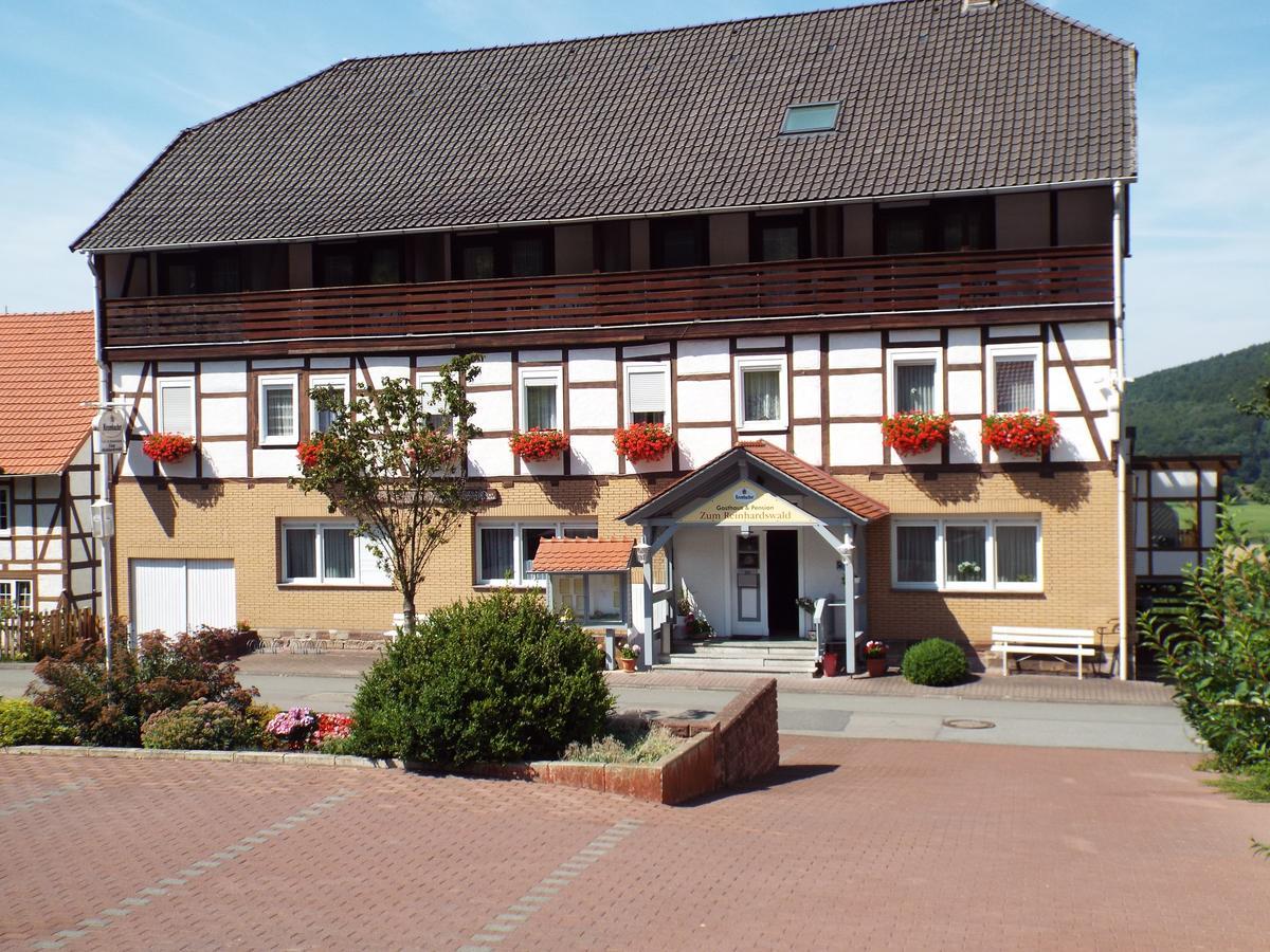 Hotel Garni Zum Reinhardswald Gewissenruh Extérieur photo